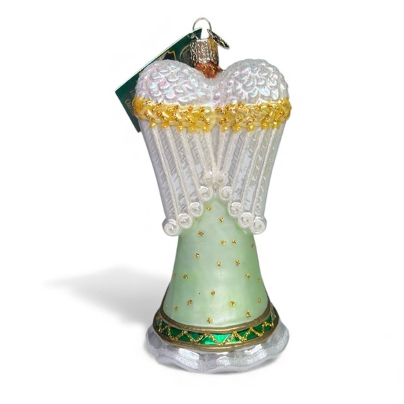Old World Christmas Irish Angel Ornament, Blown Glass, New In Box-5.5” Tall - Picture 5 of 9